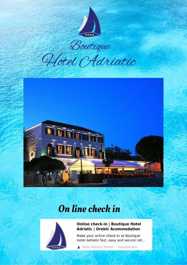 Heritage Boutique Hotel Adriatic-Adults Only Orebić Εξωτερικό φωτογραφία